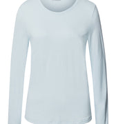 Sleep And Lounge Relaxed Round Neck Top | Delicate Blue 74844-2535